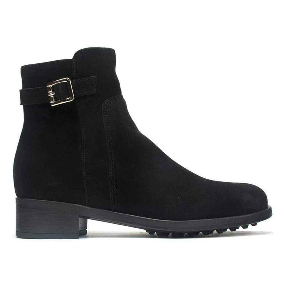 La Canadiene‎ Black Suede Chelsea Booties Sz. 10